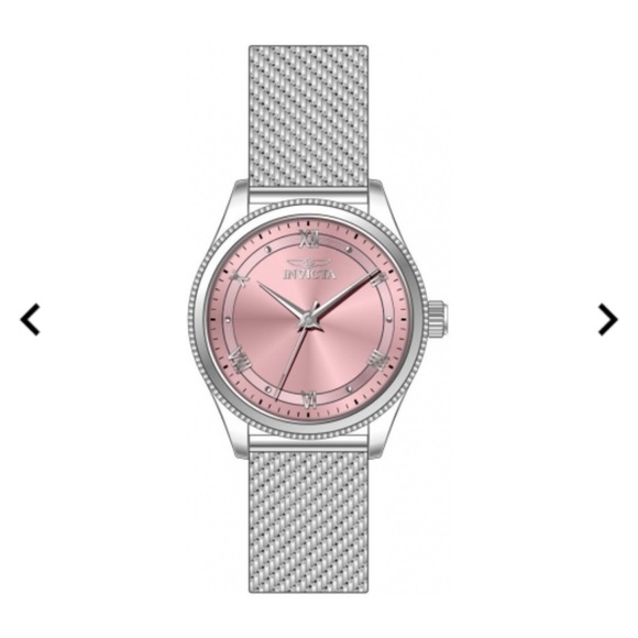 NWT - 48488 - INVICTA Celestial Lady Pink Dial Silver Watch - Picture 2 of 7